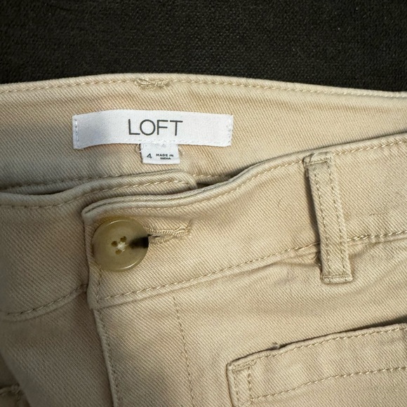 Loft Palmer Wide Leg Pant Twill - Picture 5 of 6